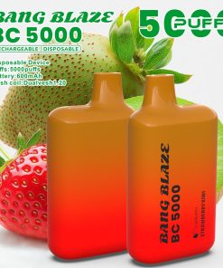Bang Blaze BC5000 5K Puffs 2% 3% 5% Disposable Vape in strawberries kiwi flavor