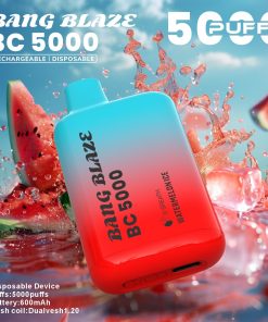 Bang Blaze BC5000 5K Puffs 2% 3% 5% Disposable Vape in Watermelon Ice flavor