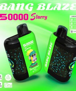 Bang Blaze Starry 50000 50K Puffs Hottest LED Display Disposable Vape in bang blaze starry 50000 watermelon flavor