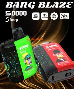 Bang Blaze Starry 50000 50K Puffs Hottest LED Display Disposable Vape product image