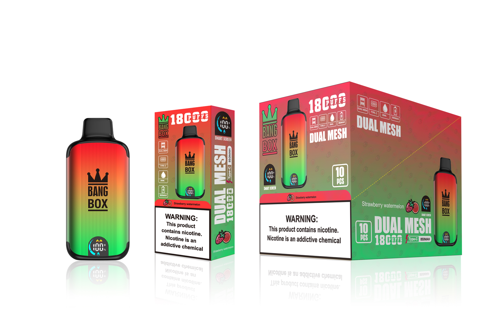 Bang Box 18000 Puffs New Product LED Display Disposable Vape in Bang Box 18000 flavor