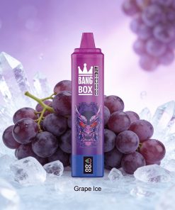 Bang Box 20000 20K Puffs LED Display Edition Disposable in Grape Ice flavor