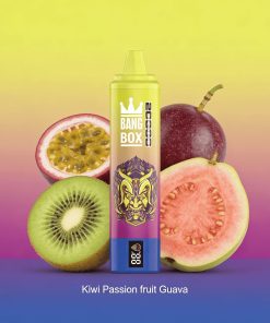 Bang Box 20000 20K Puffs LED Display Edition Disposable in Kiwi Passion Fruit Guava flavor