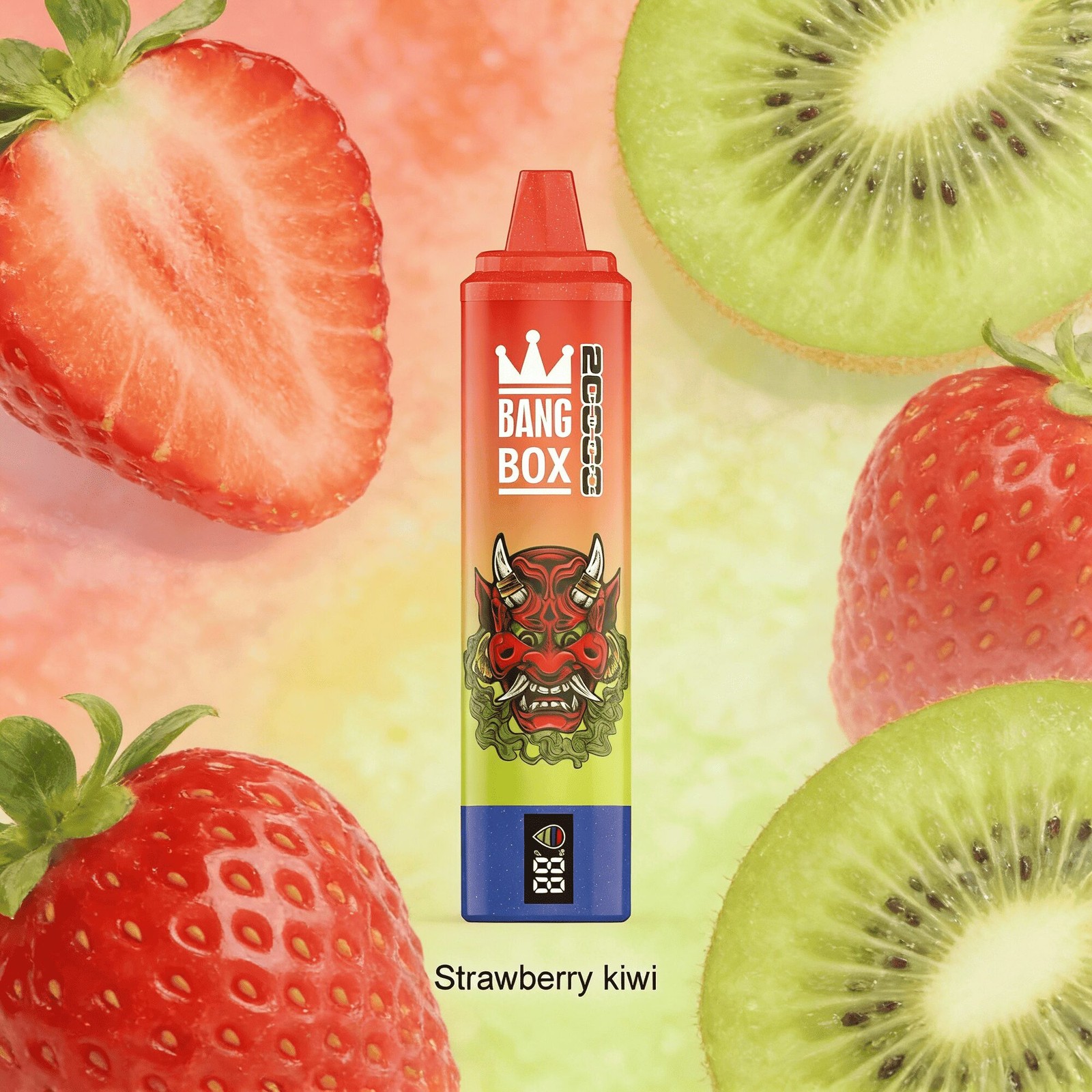 Bang Box 20000 20K Puffs LED Display Edition Disposable in Strawberry Kiwi flavor