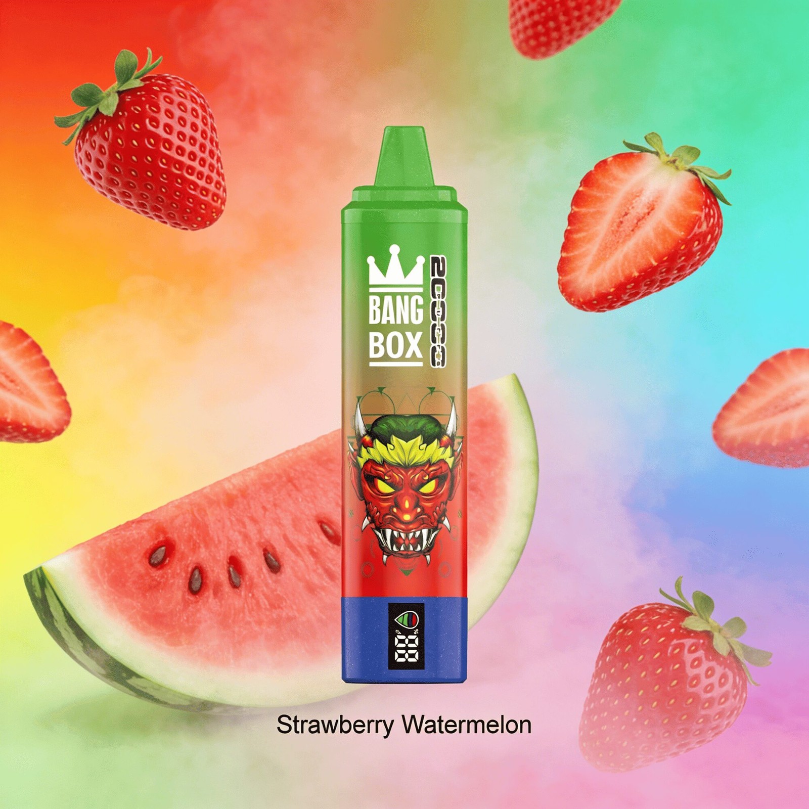 Bang Box 20000 20K Puffs LED Display Edition Disposable in Strawberry Watermelon flavor