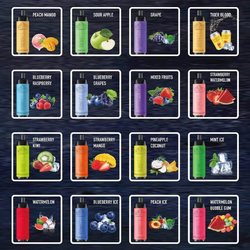 Bang Crown Bar 18000 Puffs 0% 2% 3% 5% Nicotine Leather Disposable Vape Pen in Bang Crown Bar 18000 flavor