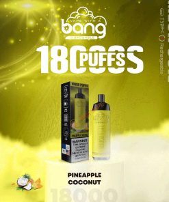 Bang Crown Bar 18000 Puffs 0% 2% 3% 5% Nicotine Leather Disposable Vape Pen in Bang Crown Bar 18000 flavor