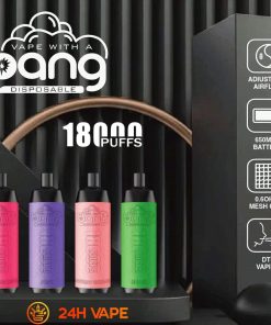 Bang Crown Bar 18000 Puffs 0% 2% 3% 5% Nicotine Leather Disposable Vape Pen