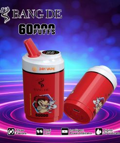 Bang DE 60000 60k Puffs 3 in 1 Flavors Rechargeable LCD Display Disposable Vape product image