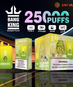 Bang King 25000 Puffs 0% 2% 3% 5% Nicotine Double Warehouser Disposable Vape Pod in Bang King 25000 flavor