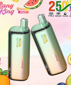 Bang King 250000 250K Puffs 4 In 1 Flavors Rechargeable LED Display Disposable Vape in bang king 250000 250k pink lemonade kiwi passion fruit guava peach