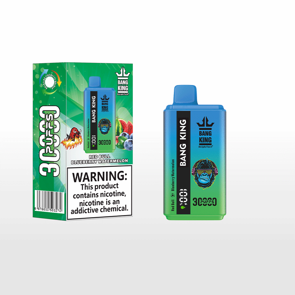 Bang 30000 30k Puffs 0% 2% 3% 5% Nicotine Double Taste LCD Display Disposable Vape in bang king 30k 30000 red bull blueberry watermelon flavor