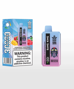 Bang 30000 30k Puffs 0% 2% 3% 5% Nicotine Double Taste LCD Display Disposable Vape in Blueberry Raspberry & Peach Mango Watermelon flavor