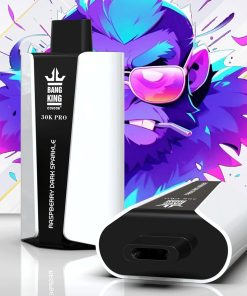 Bang King 30000 Pro 30000 30K Puffs Disposable in Raspberry Dark Sparkle flavor
