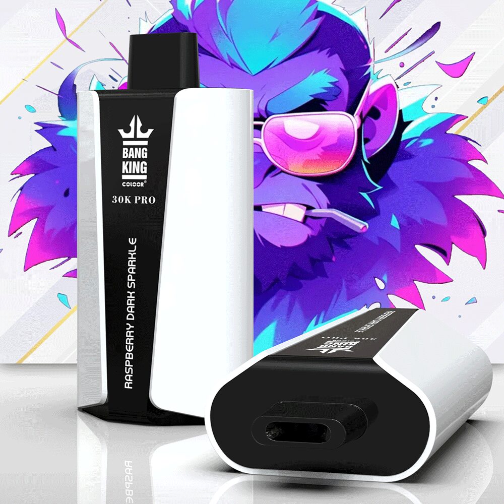 Bang King 30000 Pro 30000 30K Puffs Disposable in Raspberry Dark Sparkle flavor