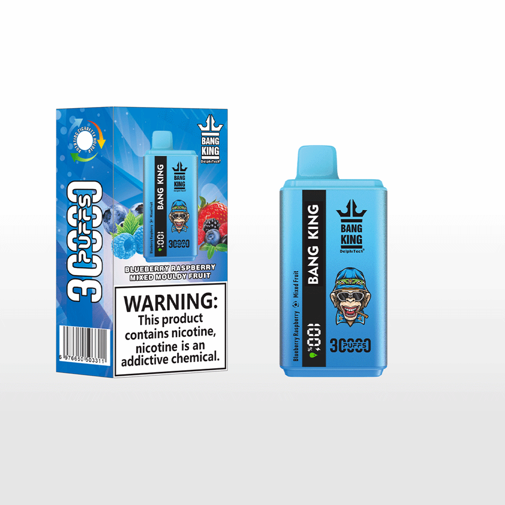 Bang 30000 30k Puffs 0% 2% 3% 5% Nicotine Double Taste LCD Display Disposable Vape in Random Mix flavor