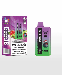 Bang 30000 30k Puffs 0% 2% 3% 5% Nicotine Double Taste LCD Display Disposable Vape in Strawberry Kiwi & Sour Apple Raspberry flavor
