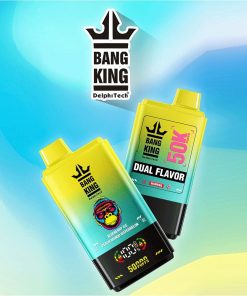 Bang King 50000 50k Puffs 2% 3% 5% Nicotine Double Taste LCD Display Disposable Vape product image