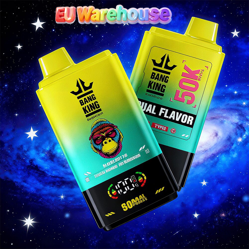 Bang King 50000 50k Puffs Dual Flavors LED Display Disposable Vape EU Warehouse product image