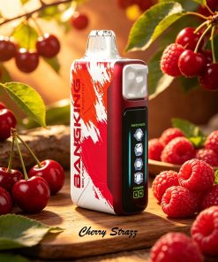 Bang King Ice Cool 60000 60K Puffs Adjustable Ice Level LED Display Disposable Vape Japan warehouse in Cherry Strazz flavor