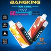 Bang King Ice Cool 60000 (60.000 Züge) – Einstellbare Kühlstufe – LED-Anzeige – Einweg-E-Zigarette – Produktbild aus dem Lager in Japan