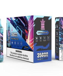 Bang King Tornado 35000 35K Puffs Edizione con display LED - Sigaretta elettronica usa e getta Bang King Tornado 35000 al gusto Blue Razz Ice