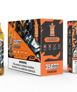 Bang King Tornado 35000 35K Puffs Edizione con display LED - Sigaretta elettronica usa e getta al gusto pesca ghiacciata
