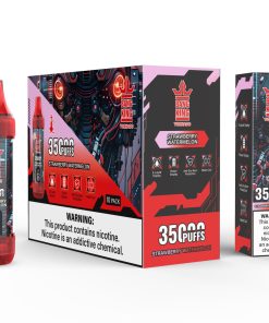 Bang King Tornado 35000 35K Puffs Edizione con display LED - Sigaretta elettronica usa e getta Bang King Tornado 35000 al gusto fragola e anguria