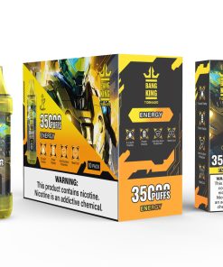 Bang King Tornado 35000 (35.000 boccate) - Edizione con display LED - Sigaretta elettronica usa e getta al gusto di bevanda energetica