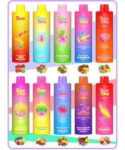 Bang King Triple 45000 45K Puffs Vape 3 in 1 Flavors Rechargeable Disposable Vape in bang king triple 45000 45k flavor table flavor