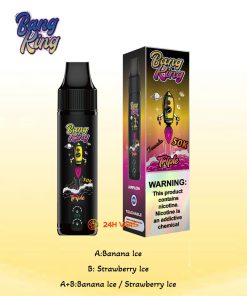 Bang King Triple 50000 50K Puffs 3 in 1 Flavors Rechargeable Disposable Vape product detail image