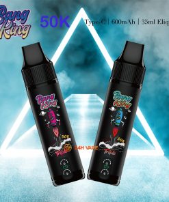 Bang King Triple 50000 50K Puffs 3 in 1 Flavors Rechargeable Disposable Vape product image