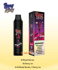 Bang King Triple 50000 50K Puffs 3 in 1 Flavors Rechargeable Disposable Vape in Random Mix flavor