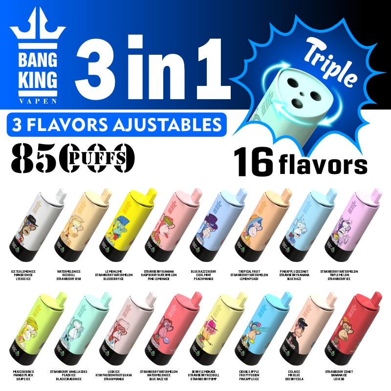 Bang King 85000 85k Puffs 3 flavor options image