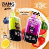 Productafbeelding van de Bang Leader Stoll 120K (120.000 trekjes) wegwerpvape met dubbele smaak en lekvrij ontwerp, inclusief LED-display