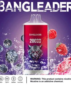 Bang Leader 20000 20K Puffs Product Disposable Vape in bang leader 20000 20k blueberry raspberry flavor