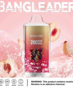 Bang Leader 20000 20K Puffs Product Disposable Vape in Peach Ice flavor