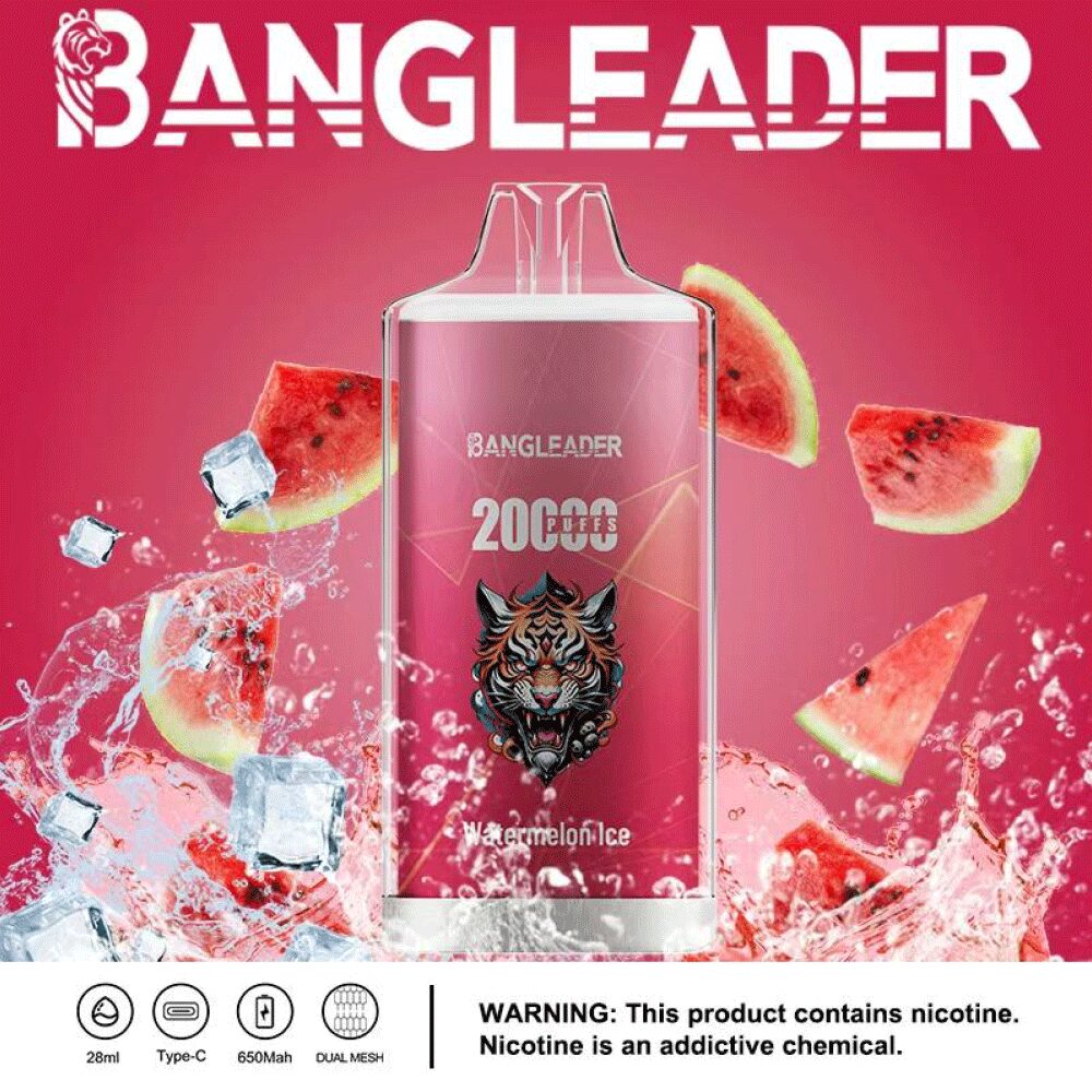 Bang Leader 20000 20K Puffs Product Disposable Vape in Watermelon Ice flavor