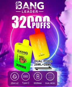 Bang Leader 32000 32k Puffs 0% 2% 3% 5% Nicotine Double Taste Disposable Vape product image