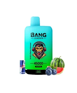 Bang Leader 45000 45K Puffs Double Taste LED Display Rechargeable Disposable Vape EU Warehouse in eu bang leader 45000 45k red bull blueberry watermelon