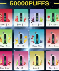 Bang Leader 50000 50K Puffs 2% 3% 5% Nicotine Double Taste LCD Display Disposable Vape in bang leader 50k flavor table flavor