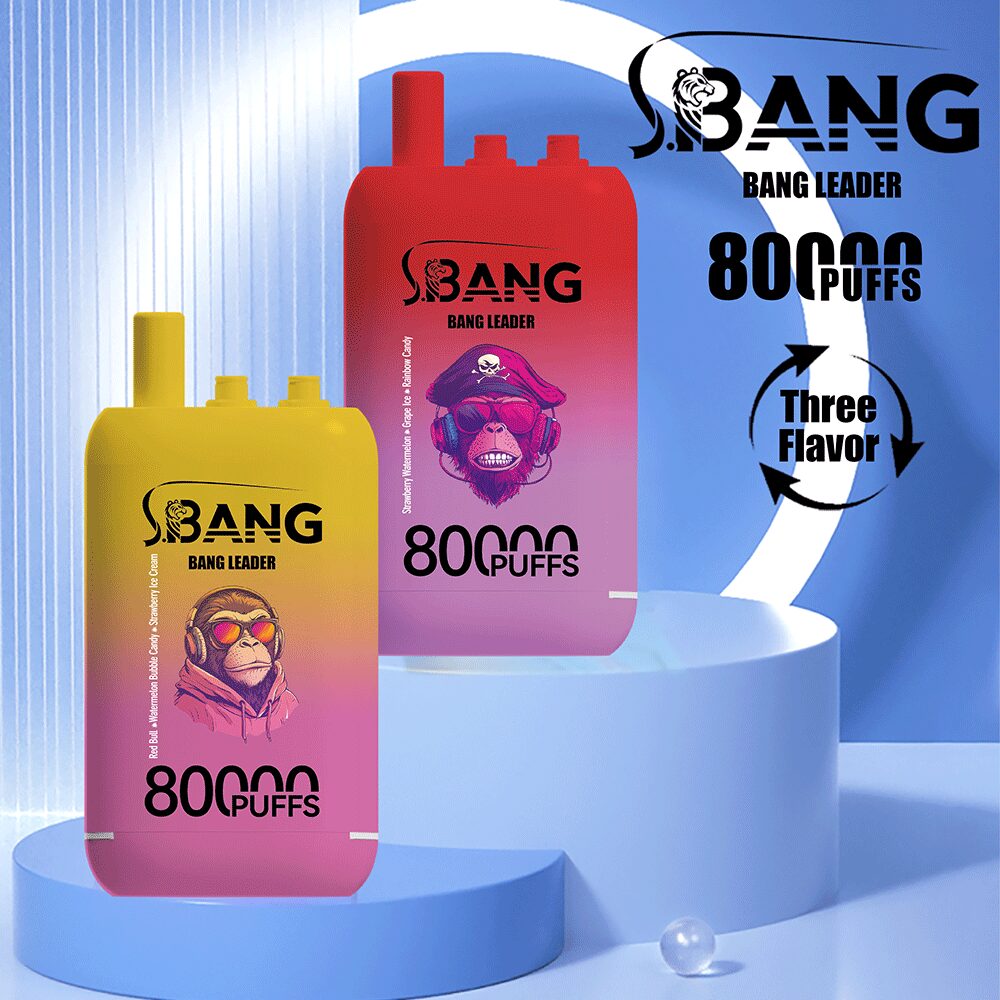 Bang Leader 80000 80K Puffs 3 in 1 Flavors Rechargeable Disposable Vape product image
