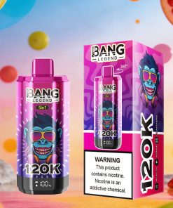 Bang Legend 120000 120K Puffs 5 in 1 Flavors & 5 oil tanks Rechargeable LCD Display Disposable Vape EU Warehouse in bang legend 120000 120k 5 in 1 flavors