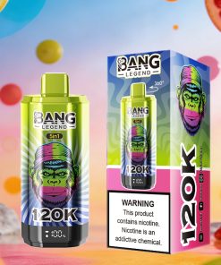 Bang Legend 120000 120K Puffs 5 in 1 Flavors & 5 oil tanks Rechargeable LCD Display Disposable Vape EU Warehouse in bang legend 120000 120k 5 in 1 flavors