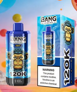 Bang Legend 120000 120K Puffs 5 in 1 Flavors & 5 oil tanks Rechargeable LCD Display Disposable Vape EU Warehouse in bang legend 120000 120k 5 in 1 flavors