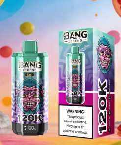 Bang Legend 120000 120K Puffs 5 in 1 Flavors & 5 oil tanks Rechargeable LCD Display Disposable Vape EU Warehouse product detail image