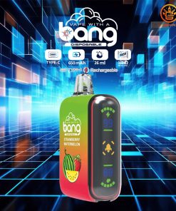 Pod per sigaretta elettronica usa e getta Bang Rocket 18000 Puffs con doppia rete, gusto Bang Rocket 18000