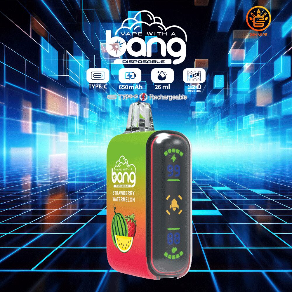 Pod per sigaretta elettronica usa e getta Bang Rocket 18000 Puffs con doppia rete, gusto Bang Rocket 18000
