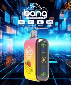 Pod per sigaretta elettronica usa e getta Bang Rocket 18000 Puffs con doppia rete, gusto Bang Rocket 18000