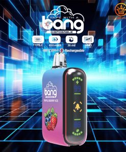 Pod per sigaretta elettronica usa e getta Bang Rocket 18000 Puffs con doppia rete, gusto Bang Rocket 18000